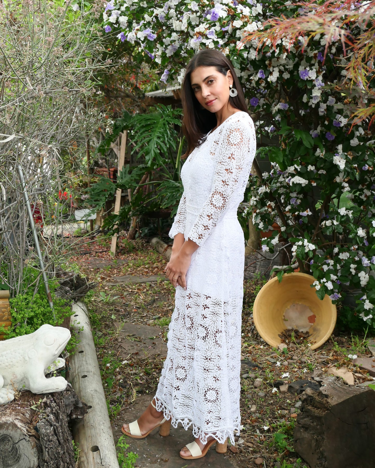 Lim's Vintage Doily Maxi Dress