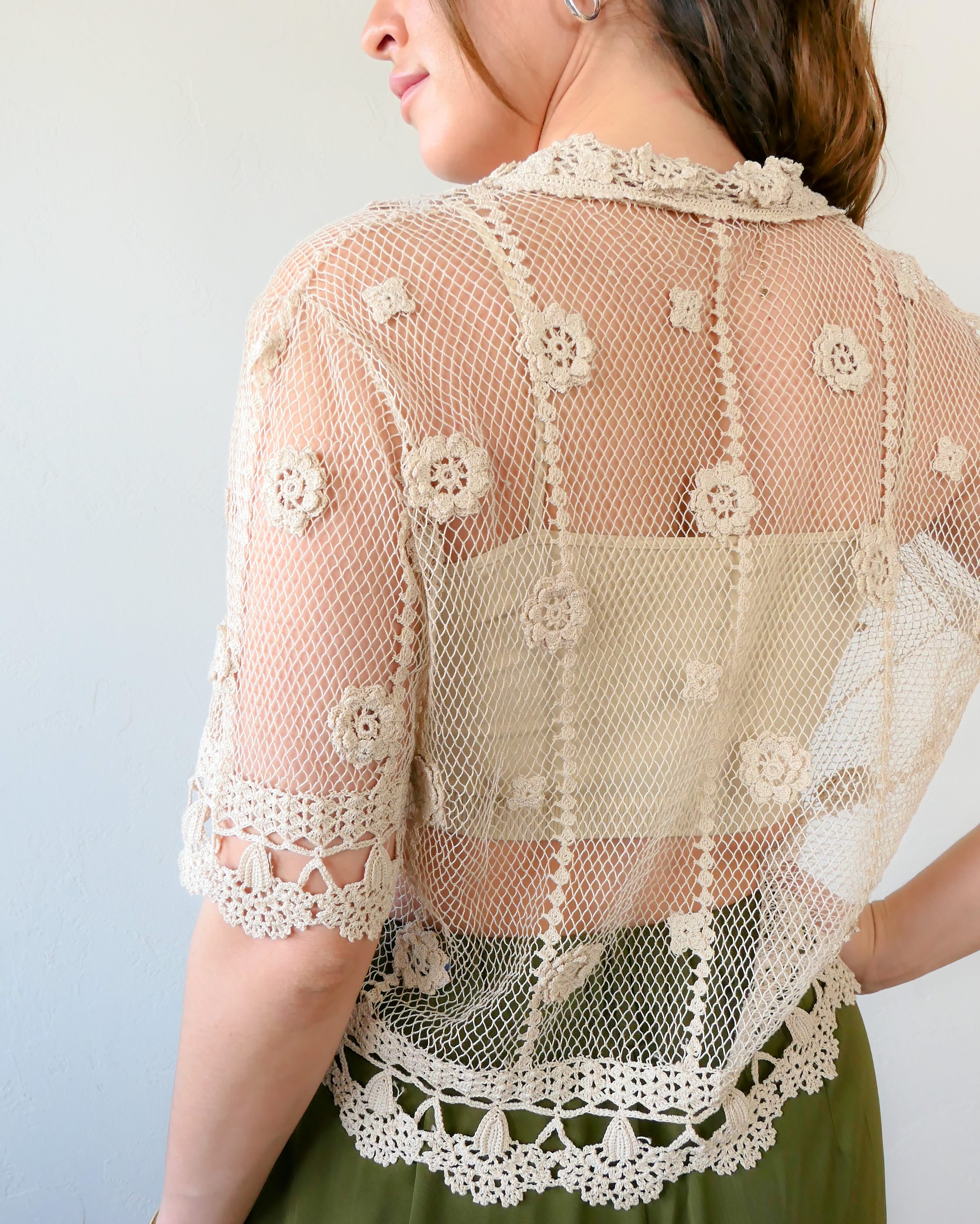 Sheer fashion crochet