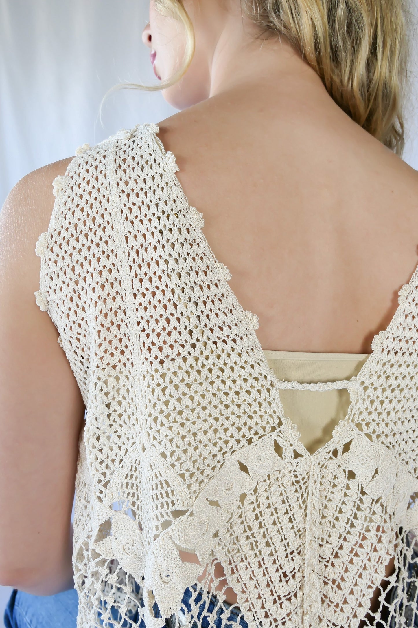 Lim's Vintage All Hand Crochet Cover-up